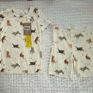 Kids Animal Print Pajama Set